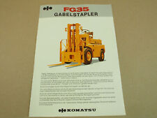 Prospekt komatsu fg35 gebraucht kaufen  Merseburg