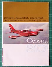 Cessna 310d brochure for sale  TUNBRIDGE WELLS