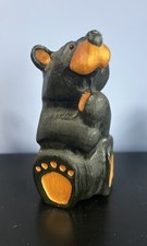 Usado, Estátua escultura Big Sky Carvers Jeff Fleming madeira maciça urso preto 13" - LEIA comprar usado  Enviando para Brazil