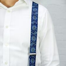 Paisley blue navy for sale  LONDON