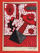Keith haring disegno usato  Spedire a Italy