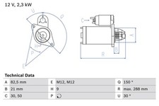 Anlasser starter bosch gebraucht kaufen  Oberlungwitz
