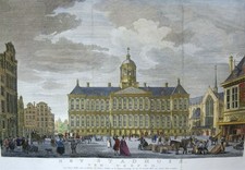Amsterdã, Praça Dam, Palácio Wagenaar/Tirion, 1760, Het Stadhuis van vooren comprar usado  Enviando para Brazil