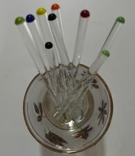 Vintage glass swizzle for sale  Macomb