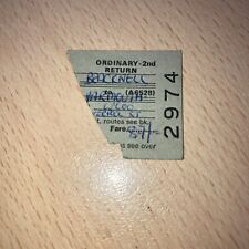 Half. railway. ticket for sale  SHIFNAL