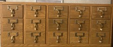 Vintage drawer library for sale  Columbus