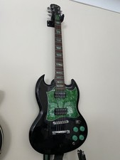 Epiphone black green for sale  STOURBRIDGE