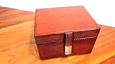 Leather stud box for sale  LONDON