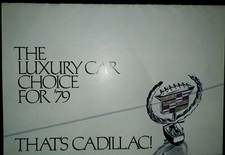Cadillac range brochure for sale  BOURNE