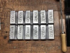 Lead ingots making for sale  Greenfield
