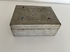Hammered metal hinged for sale  MANCHESTER