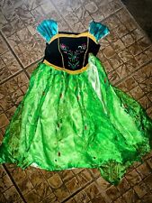 Vestido fantasia Frozen Princesa Anna parques da Disney tamanho 7/8 tafetá defeituoso veja foto comprar usado  Enviando para Brazil