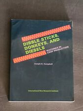 Dibble Sticks Donkeys And Diesels Hardback Antique Farm Tractor Equipment Specs segunda mano  Embacar hacia Argentina