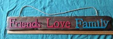 Decorative wooden sign for sale  LEDBURY