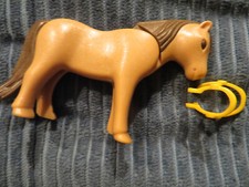 Braunes playmobil pferd gebraucht kaufen  Nidderau