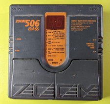 Pedal de baixo elétrico Zoom 506 compacto processador multiefeitos do Japão comprar usado  Enviando para Brazil
