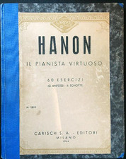 Hanon pianista virtuoso. usato  Italia