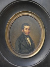 Portrait miniature cuivre d'occasion  France