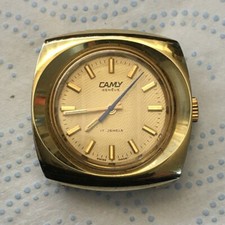 Używany, Rzadki vintage CAMY Geneve 17j Damski ręczny zegarek wiatrowy działa, ale nie serwisowany na sprzedaż  PL
