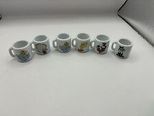 Lote Vintage de 6 Mini Canecas de Porcelana Looney Tunes 1,25" TWEETY BIRD, Taz, Porky comprar usado Lote Vintage de 6 Mini Canecas de Porcelana Looney Tunes 1,25" TWEETY BIRD, Taz, Porky comprar usado  Enviando para Brazil