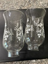 Pair vintage etched for sale  Somerset