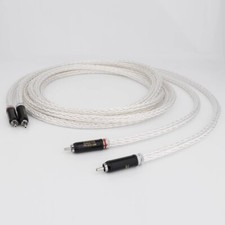1 Paar 8AG Versilbert OCC Hi-Fi Lautsprecher Audiokabel RCA Buchse Cinch Cable comprar usado 1 Paar 8AG Versilbert OCC Hi-Fi Lautsprecher Audiokabel RCA Buchse Cinch Cable comprar usado  Enviando para Brazil