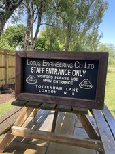 Lotus dealer sign for sale  CHELTENHAM