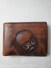 Carteira de couro caveira Levi Strauss & Co. comprar usado  Enviando para Brazil