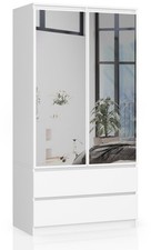 AKORD SZAFA S90 2D 2SZ 2 LUSTRO CLP PK BIAŁY na sprzedaż  PL