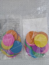 Packs multicoloured circular for sale  NEW MALDEN
