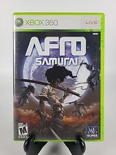 Afro Samurai (Microsoft Xbox 360, 2009) CIB Completo com Disco Manual Perfeito  comprar usado  Enviando para Brazil