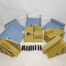 Lote com 9 peças de escadas e caixas Tech Deck Skate Park estruturas e elementos rampas comprar usado  Enviando para Brazil