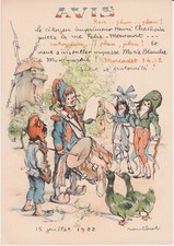 Francisque poulbot lithographi d'occasion  Villeneuve-d'Allier