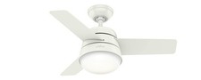 Używany, Wentylator sufitowy Hunter Finley Fresh White 91 cm 50644 towar B na sprzedaż  PL