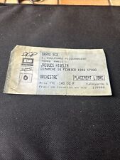Ticket billet concert d'occasion  Pénestin