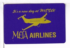 Cartão de jogo de companhia aérea única "Mesa Airline, MSE 100 A" Mertens/Chan #, padrão, usado comprar usado  Enviando para Brazil