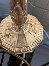 Tisch lampe vergoldeter gebraucht kaufen  Wiesbaden