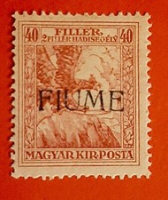Francobollo ungheria fiume usato  Villachiara