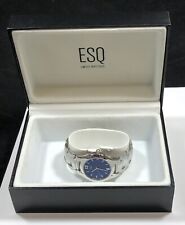 Usado, Relógio masculino ESQ Esquire. Aço inoxidável. Relógio de quartzo. Quase perfeito. comprar usado  Enviando para Brazil