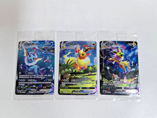 Pokemon 2024 TCG S-Chinese Jolteon Flareon Vaporeon Vmax CSHC-003/006/009 desembalagem comprar usado  Enviando para Brazil