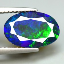 1,71 Cts_Inspiring!! Opala preta sólida 100% natural multicolor 3D flash Welo, usado comprar usado  Enviando para Brazil