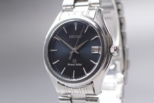 [Exc+5] SEIKO Grand Seiko 9F62−0A10 SBGX007 relógio masculino de quartzo mostrador azul JAPÃO, usado comprar usado  Enviando para Brazil