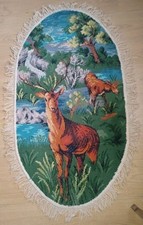 Vintage wool mat for sale  TEWKESBURY