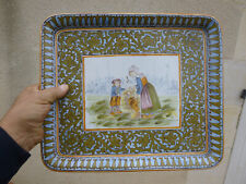 Large faience dish d'occasion  Expédié en Belgium