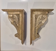 Pair carved decorative for sale  SALISBURY