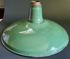 green gas station enamel lamp for sale  Oxford