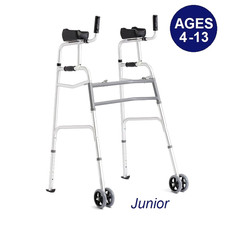 Usado, Andador dobrável júnior vertical de alumínio Medline com braços acolchoados, fácil de usar comprar usado  Enviando para Brazil
