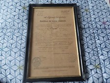 Ancien certificat bonne d'occasion  Gisors