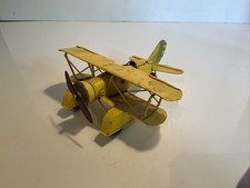 Vintage metal biplane for sale  Rantoul