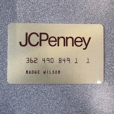 Vintage jcpenney credit for sale  Scottsburg